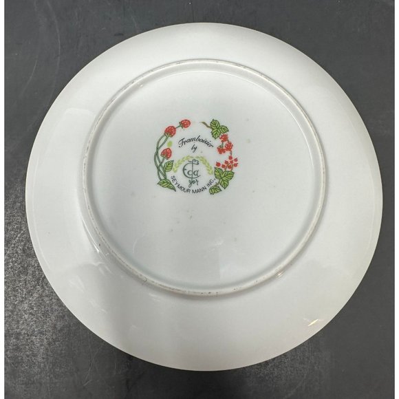 Vtg 1970s SEYMOUR MANN EDA FRAMBOISIER Salad Dessert Plates Set of 3 Raspberries - Picture 16 of 16